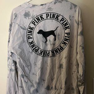 Victoria's Secret PINK Long-sleeve Logo Tee